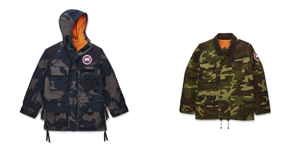 canada goose comme de garcon