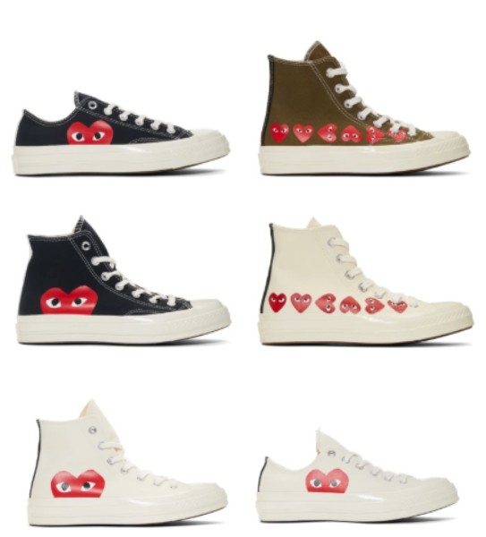 19年3月19日 火 コム デ ギャルソン プレイ コンバースエディション 発売 Comme Des Garcons Play Converse Edition 流行ストリートマガジン