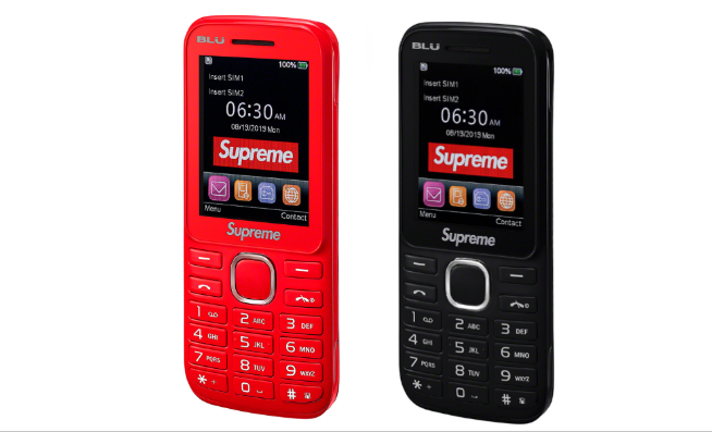 2019年10月17日(木) シュプリーム × BLUバーナーフォン 発売（Supreme 