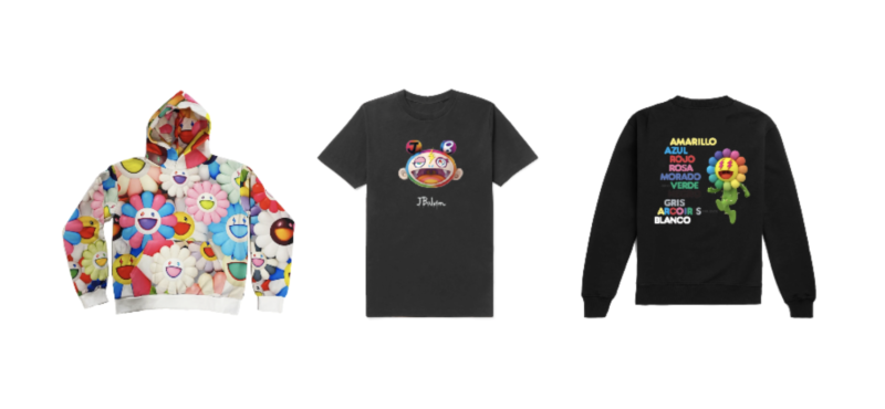 J.バルヴィン × 村上隆 20SS 新作（フーディー、Tシャツなど）発売