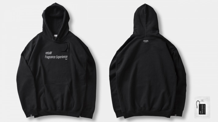 【極美品】retaw×FRAGMENT サークルロゴフーディー M 黒 パーカー fragment design × retaW “Fragrance Experience” Collection