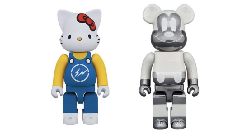 fragment design × BE@RBRICK Hello Kitty & Mickey Mouse コラボ ...