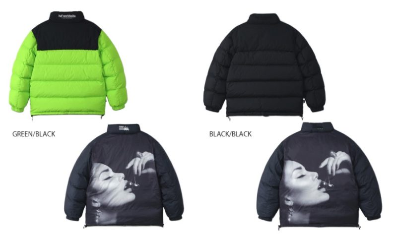 HUF × FIRST DOWN コラボレーションダウン 2020年10月9日(金)発売  