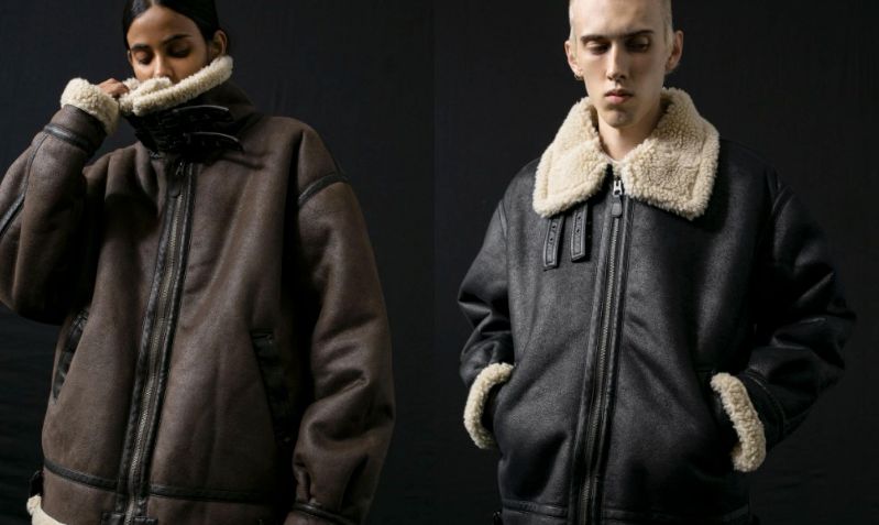 ALPHA INDUSTRIES × monkey time OVER SIZED B-3/フライトジャケット