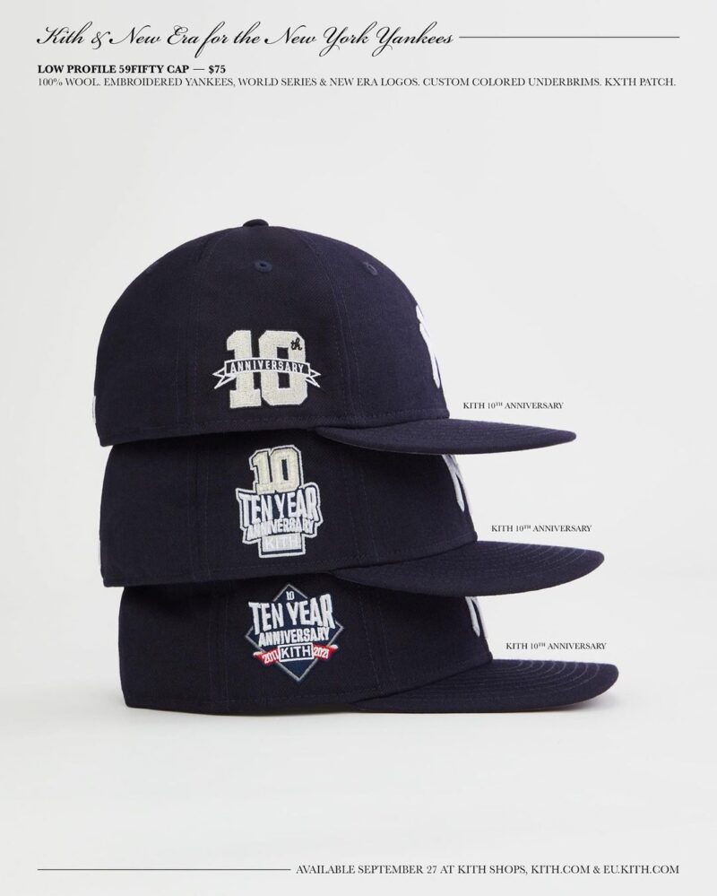 Kith for New Era New York Yankees 10 Year Anniversary 2000 World Series Low Profile 59FIFTY Fitted Hat Monarch
