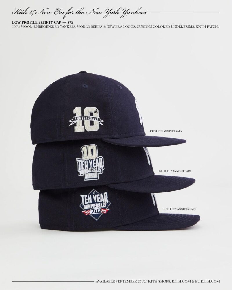 KITH 10周年記念 New Era  Cap 7 3/8 ①