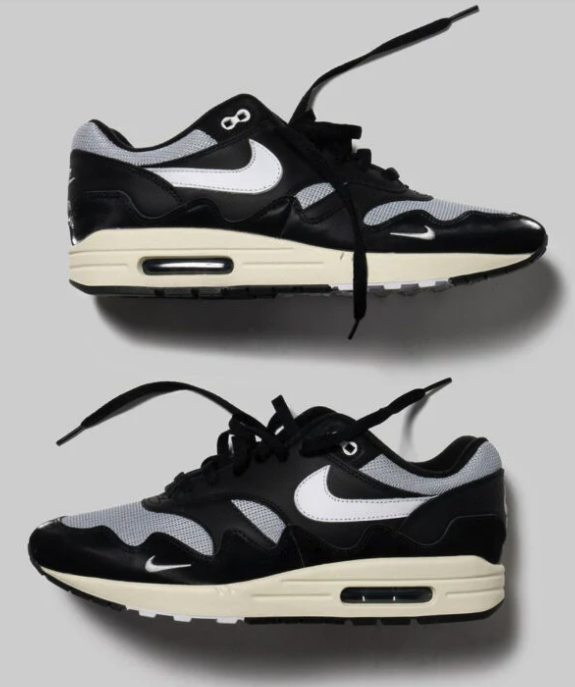 Nike air max 1 black mens deals