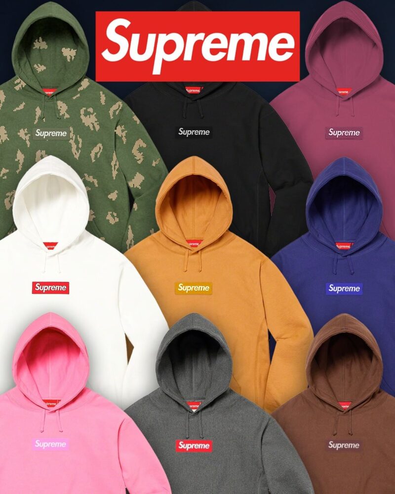 supreme box logoパーカー　2021ss