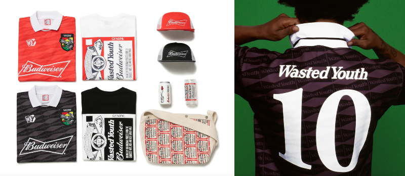 Wasted Youth × Budweiser コラボレーションコレクション 発売 - 流行ストリートマガジン Wasted Youth × Budweiser コラボレーションコレクション 発売 - 流行ストリートマガジン