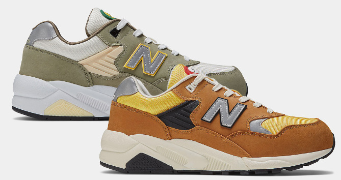 名作！Mad Hectic x Stüssy カラーを落とし込んだ New Balance 580s ...