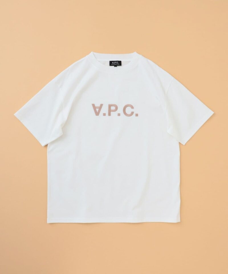 新品　APC BEAMS LIGHTS 別注　半袖　Tシャツ　白　A.P.C.