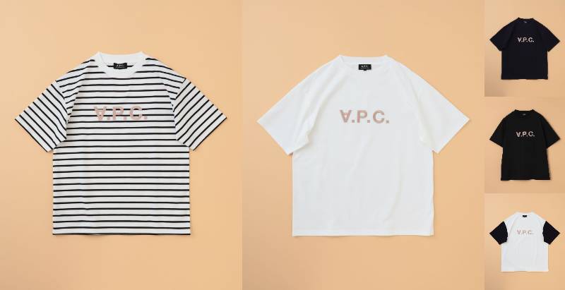 A.P.C. × BEAMS LIGHTS  別注Tシャツ