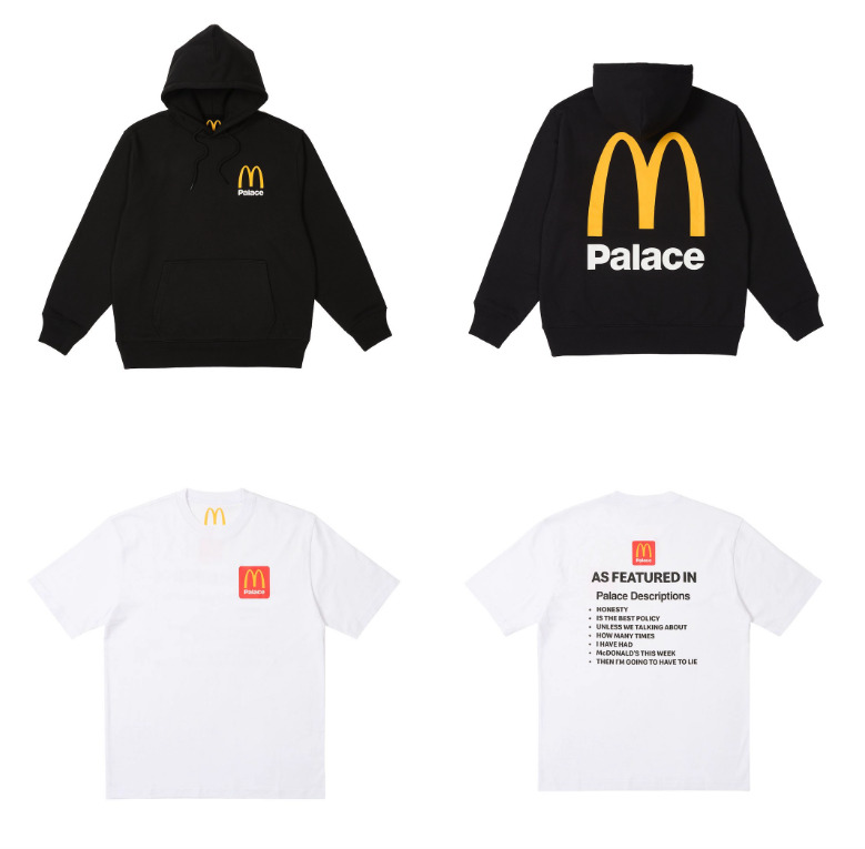 パレス　マクドナルド　コラボTシャツ